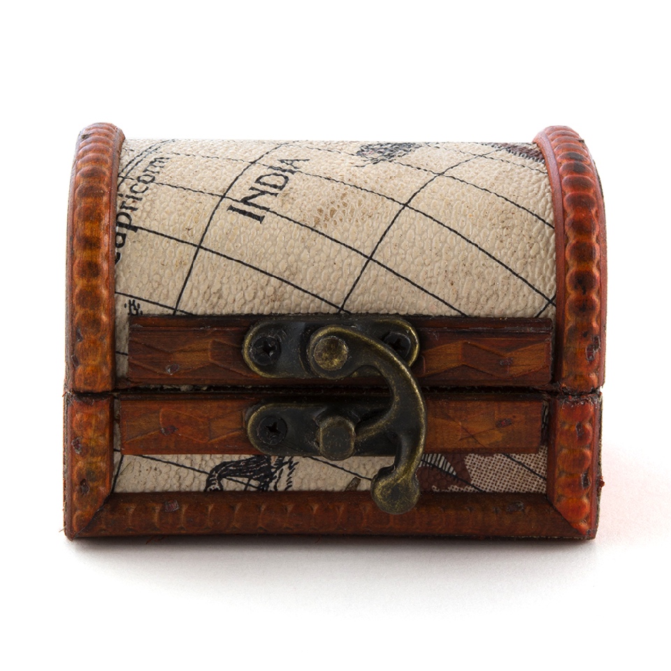 Vyuwast 6 Mini Scrigno Del Tesoro In Legno Fai Da Te, Piccolo Scrigno