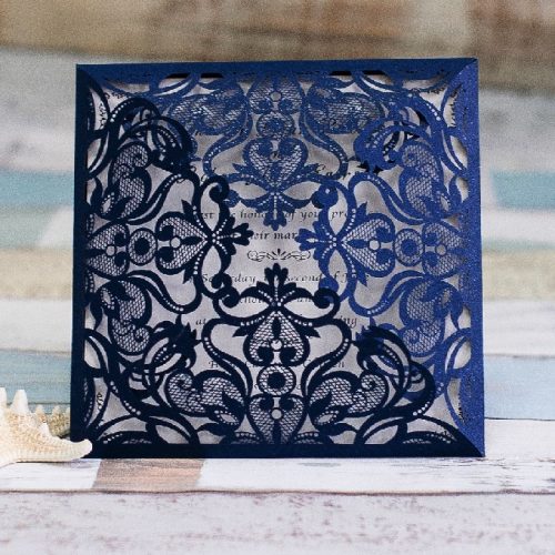 Partecipazioni pizzo blu