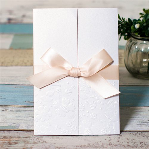 Partecipazioni pizzo chiuse fiocco