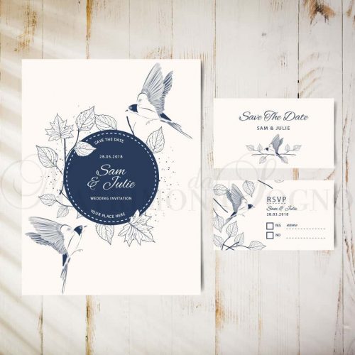 Partecipazioni con uccellini