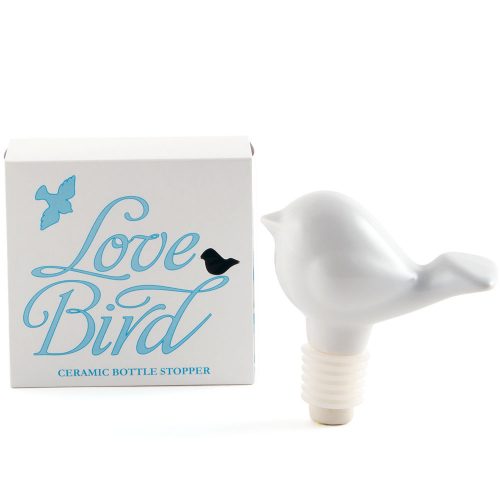 Tappo con uccellino in ceramica
