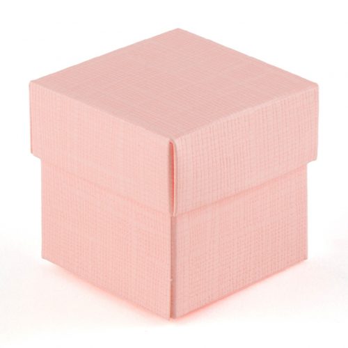 Scatola rosa con coperchio