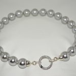 LParkin Bracciale Di Perle Per Madre Della Sposa - Regalo Nozze 17 Cm Con Estensione - Confezione Regalo Inclusa