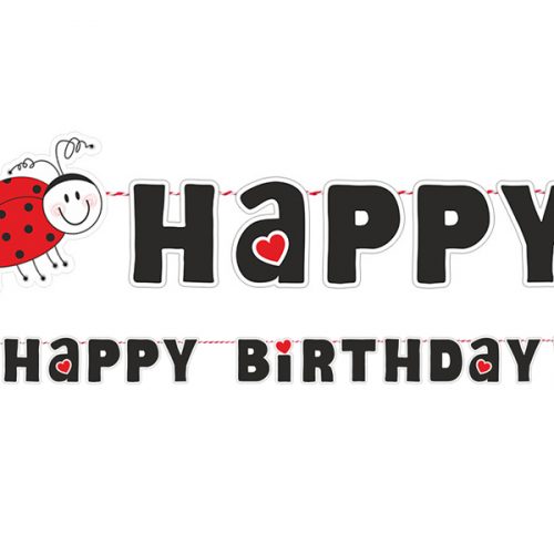 Banner Ladybug, 18.7 x 180cm