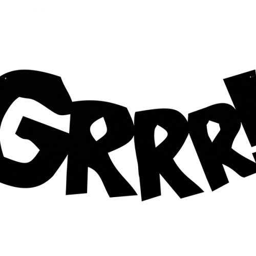 Banner Mostri - Grrr!, 28 x 62cm