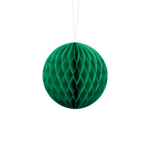 Palla Honeycomb, Verde smeraldo, 10cm