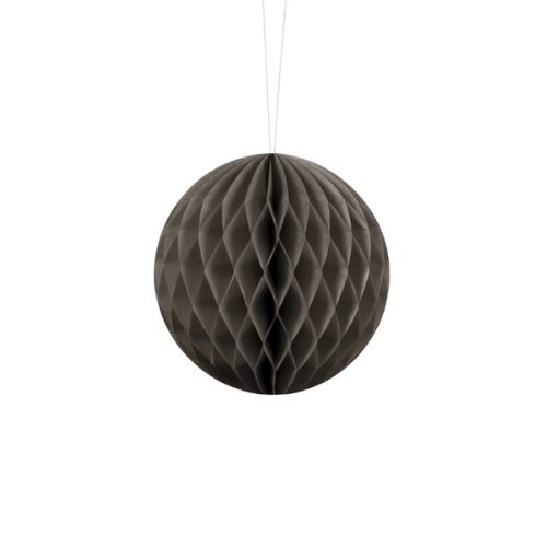 Palla Honeycomb, scuro caldo grigio, 10cm