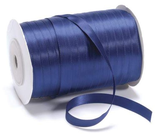 Nastro blu doppio raso