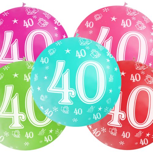 Palloncini 1m, Compleanno 40 anni