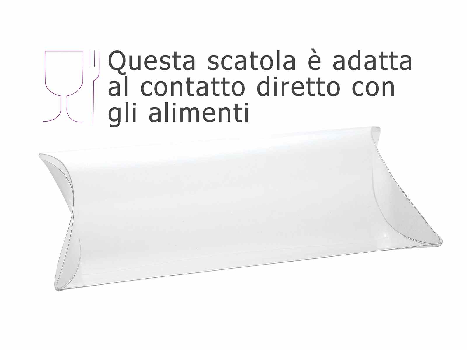 Scatola Bomboniera In PVC Trasparente 25x25x25 Cm – Confezione Regalo Cubica Per Matrimonio, Battesimo, Comunioni, 2 Pezzi