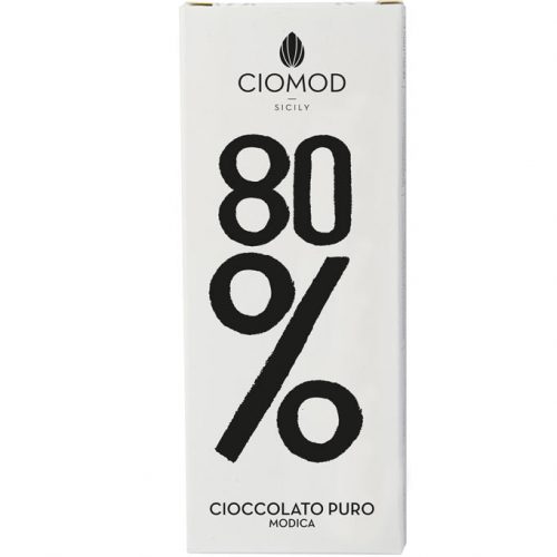 Tavoletta cioccolato PURO 80% 100g