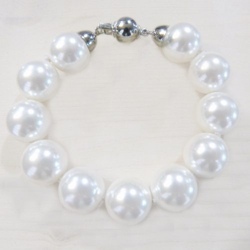 Bracciale perle sintetiche