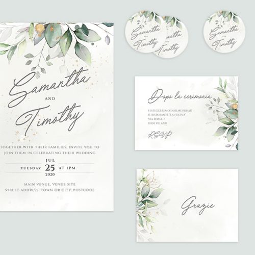Set Matrimonio
