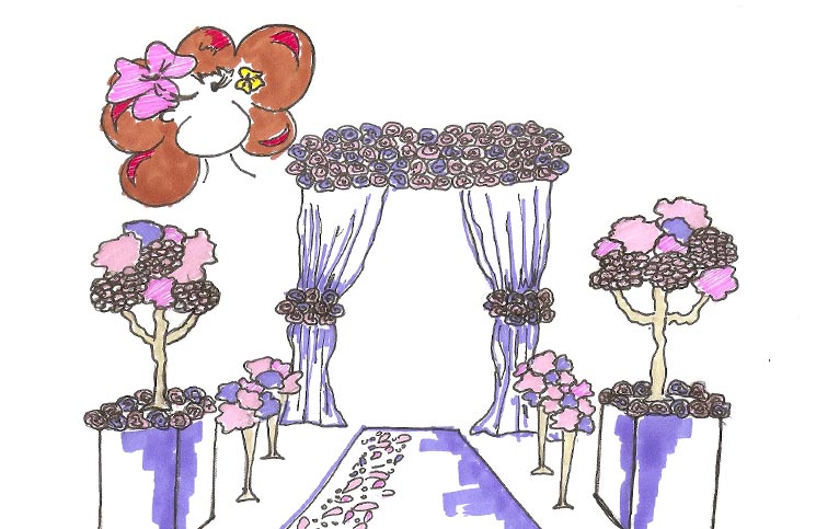 Una vignetta per ricordare il tuo matrimonio