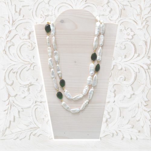 Collana perle "baroccate"