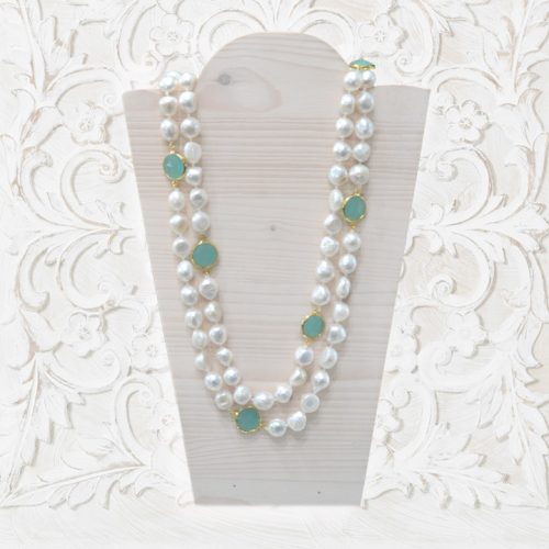 Collana perle "baroccate"
