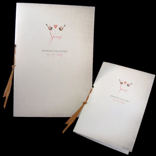 Libretto messa lovebird