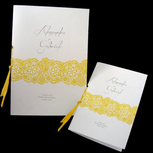 Libretto messa merletta
