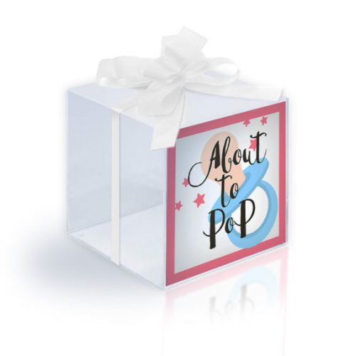 Scatola "about to pop" 5x5 cm