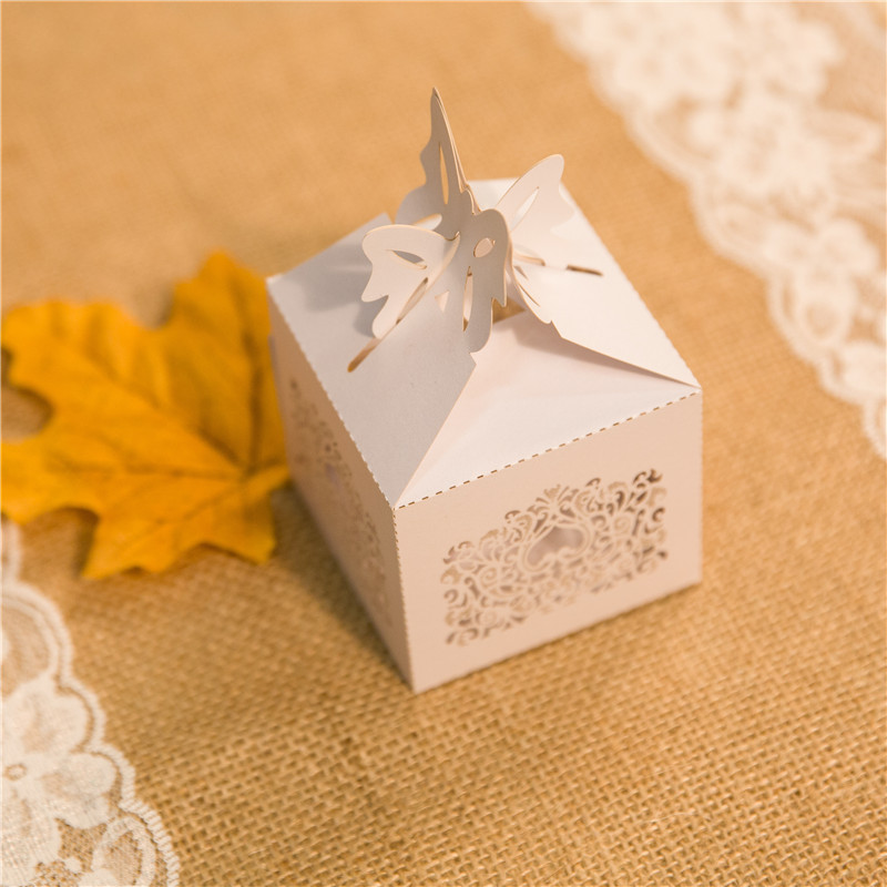 50 Scatoline Portaconfetti In PVC Trasparente - 12x12x15 Cm Rettangolari, Per Bomboniere E Feste (Matrimoni, Compleanni)